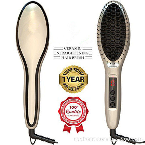 private label Customized fast hair straightener brush wholesale beauty supply
